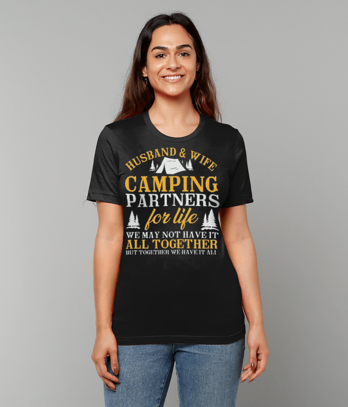 Husband And Wife Camping Partners For Life T-Shirt