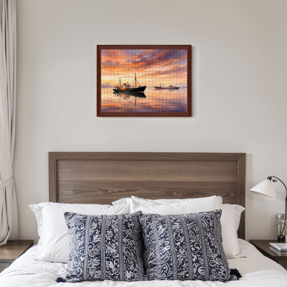 500-Piece Wooden Jigsaw Puzzle – Ross Tiger & Ross Revenge (Home of Radio Caroline)
