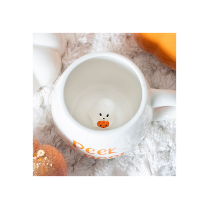 Peekaboo Ghost Rounded Mug