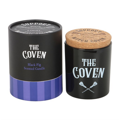 The Coven Black Fig Scented Glass Candle
