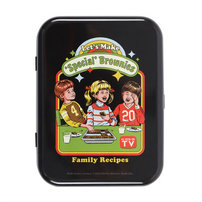 Let's Make Brownies Stash Tin by Steven Rhodes