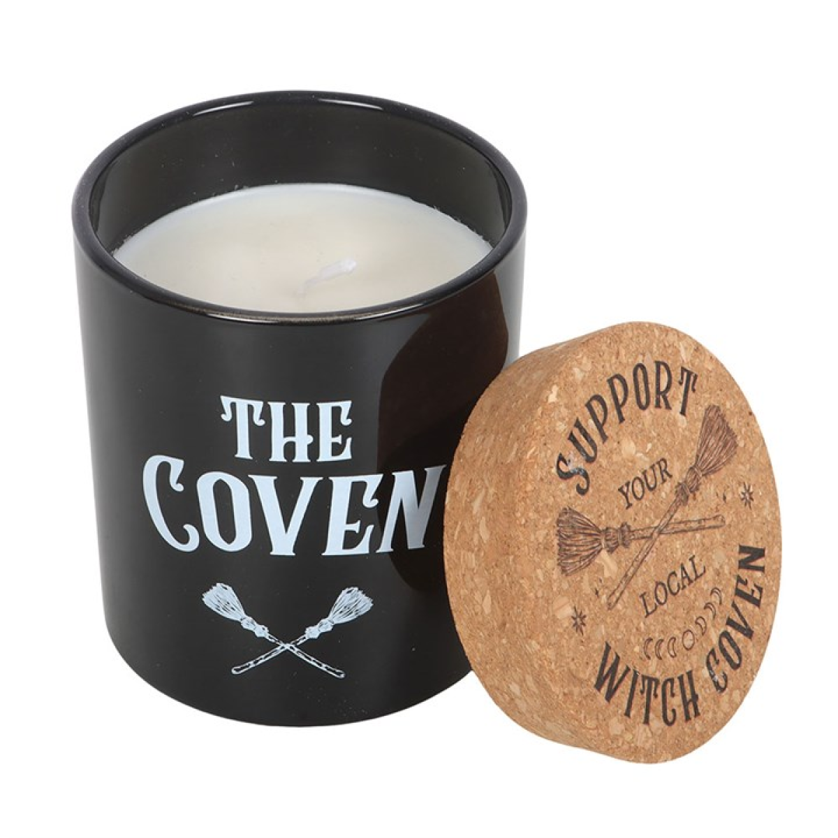 The Coven Black Fig Scented Glass Candle