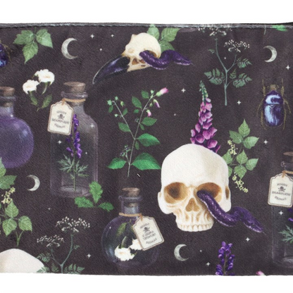 Venom & Vines Print Makeup Bag