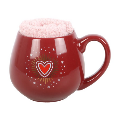 Sacred Heart Mug and Socks Set