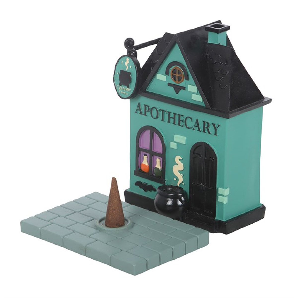 Apothecary Shop Incense Cone Holder – Halloween Resin Incense Burner