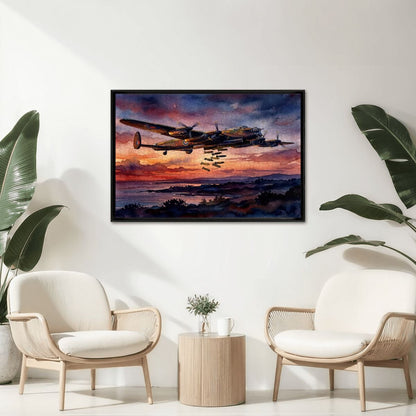 Lancaster Bomber 1000 Piece Wooden Jigsaw Puzzle, WWII Aviation Gift