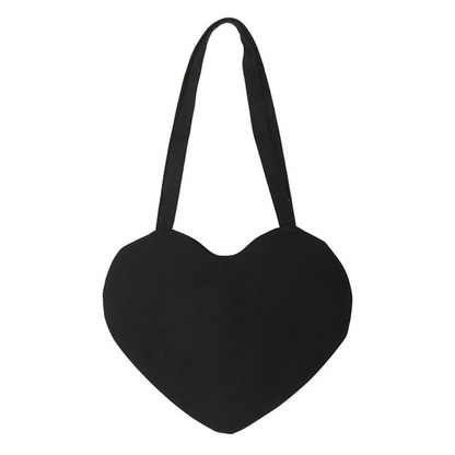 Burning Heart Satin Tote Bag