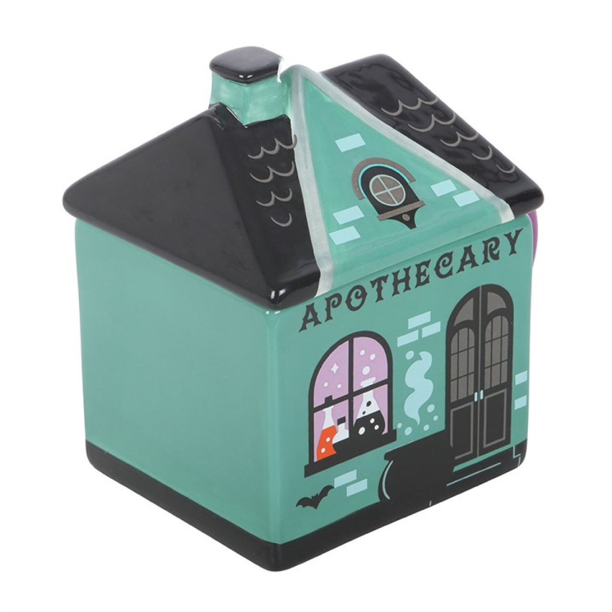 Apothecary Shop Lidded Mug – Halloween Ceramic Mug