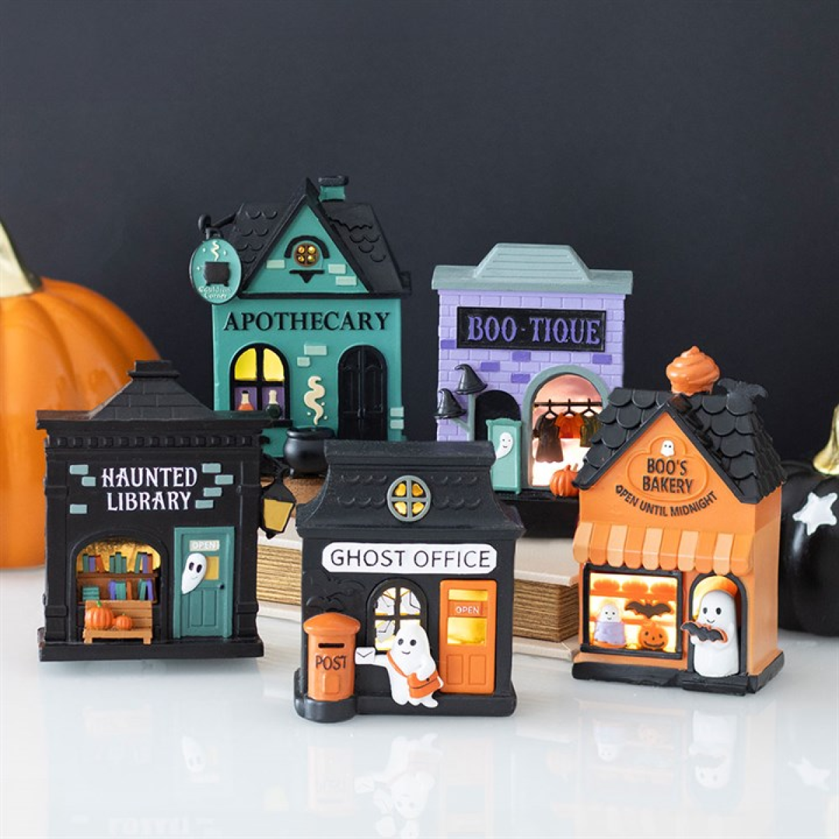 Halloween LED Light Up Decoration – Ghost Office