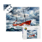 Offshore Radio Ship in Rough Seas – 500 Piece Wooden Jigsaw Puzzle