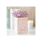 Pink Book Shaped Vase