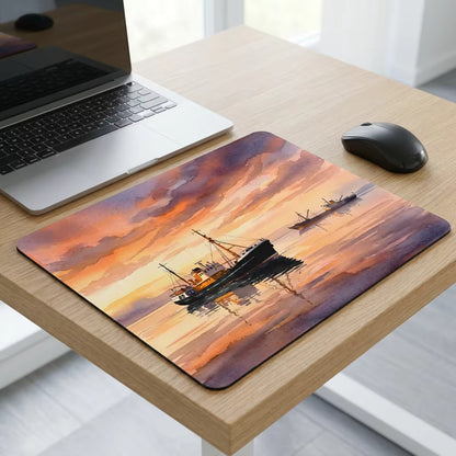 Ross Tiger & Ross Revenge Mouse Mat, Nautical Gift