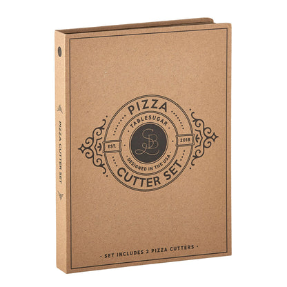 Santa Barbara Pizza Cutter & Knife Gift Set