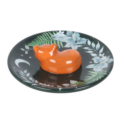 Green Fox Trinket Dish – Ceramic Jewellery Holder