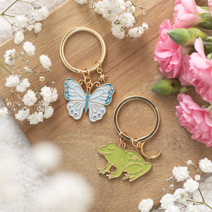 Luna Butterfly Keyring