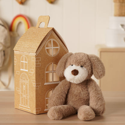 Remy Beige Puppy Soft Toy with Long Legs – 30cm