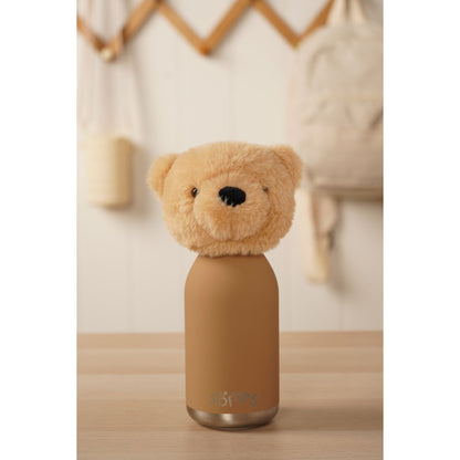 Hudson The Plush Teddy Light Brown Stainless Steel Water Bottle 23cm / 450ml