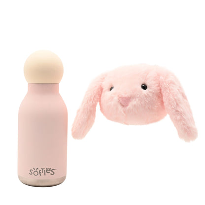Katie The Plush Bunny Pink Stainless Steel Water Bottle 23cm / 450ml