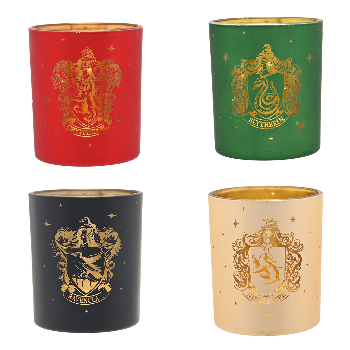 Harry Potter Hogwarts House Tealight Holders - Set of 4