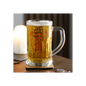Viking Compass Glass Beer Tankard with Coaster