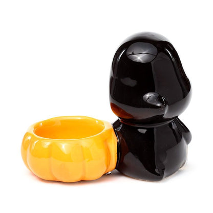 Ceramic Skull Boy Tea Light Candle Holder | Halloween Decor