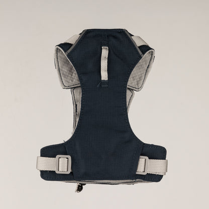 PAW XS Reflective Dog Harness – Rock Grey & Black Obsidian