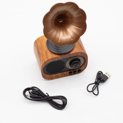 Retro Mini Gramophone Speaker – Bluetooth Speaker