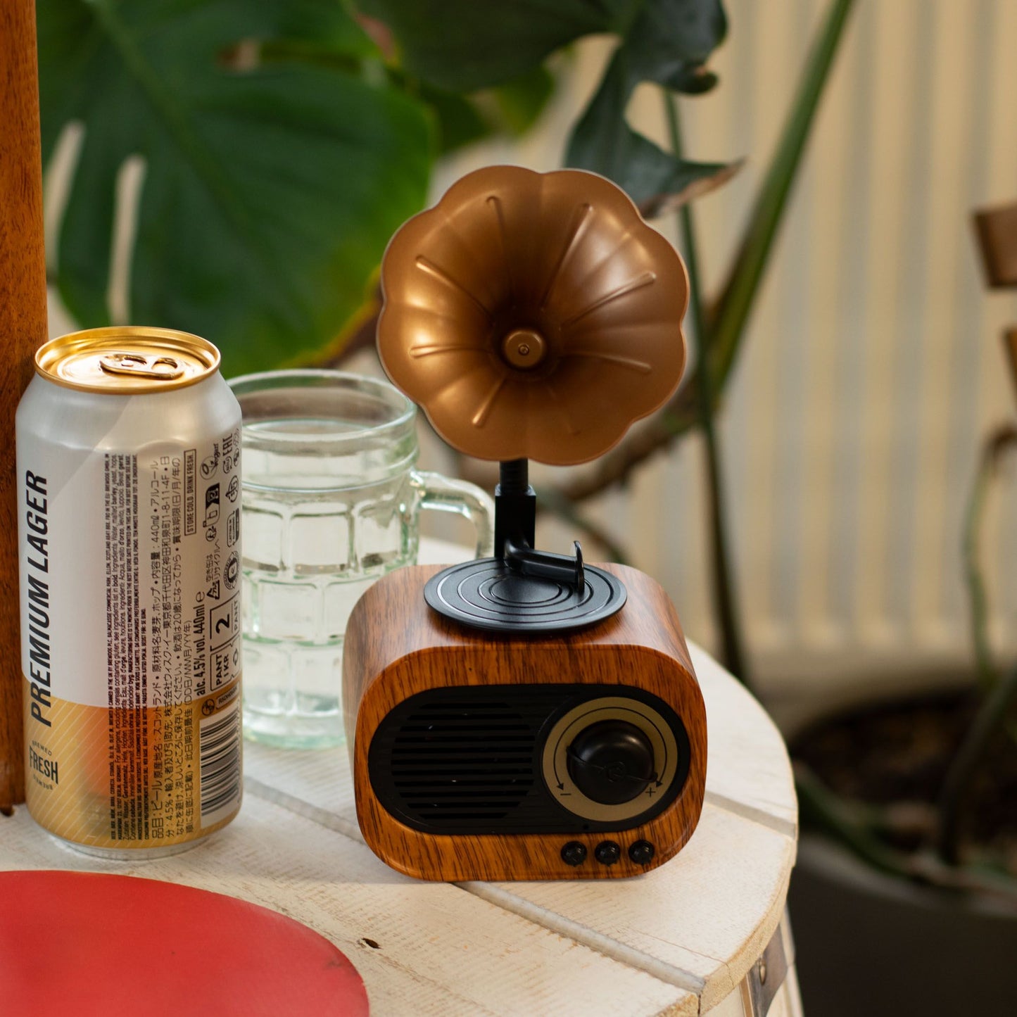 Retro Mini Gramophone Speaker – Bluetooth Speaker