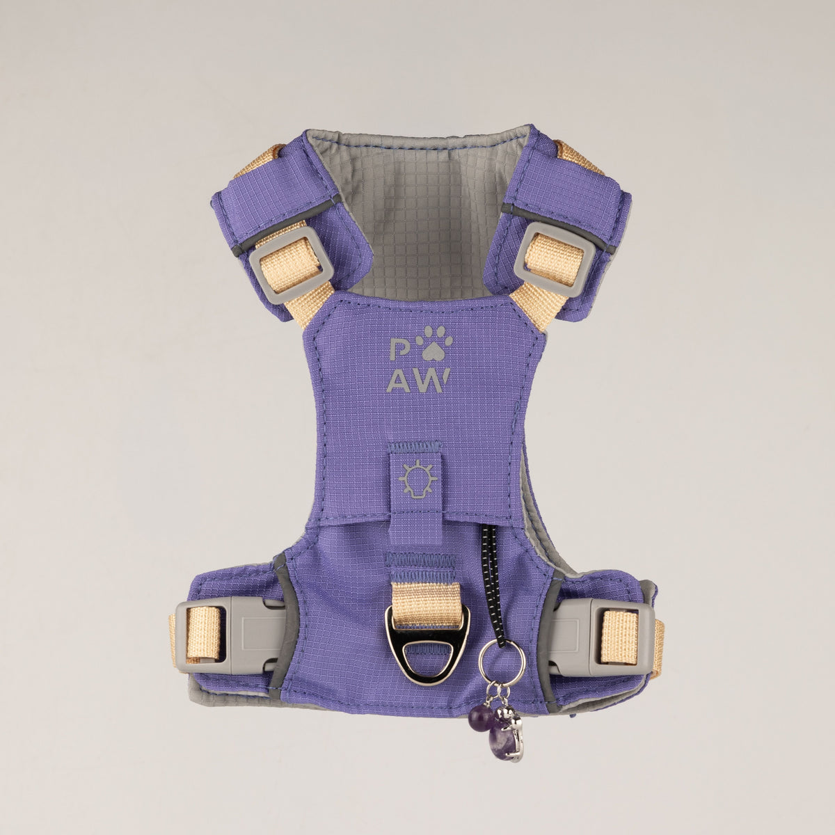 PAW XS Reflective Dog Harness – Lavender & Amethyst