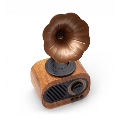 Retro Mini Gramophone Speaker – Bluetooth Speaker