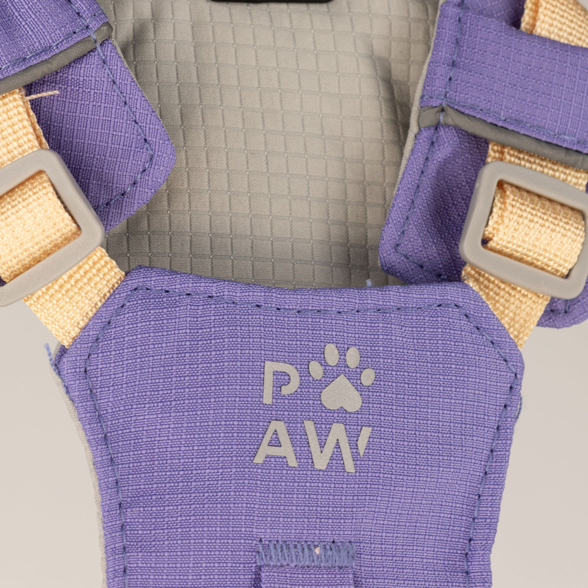 PAW XS Reflective Dog Harness – Lavender & Amethyst
