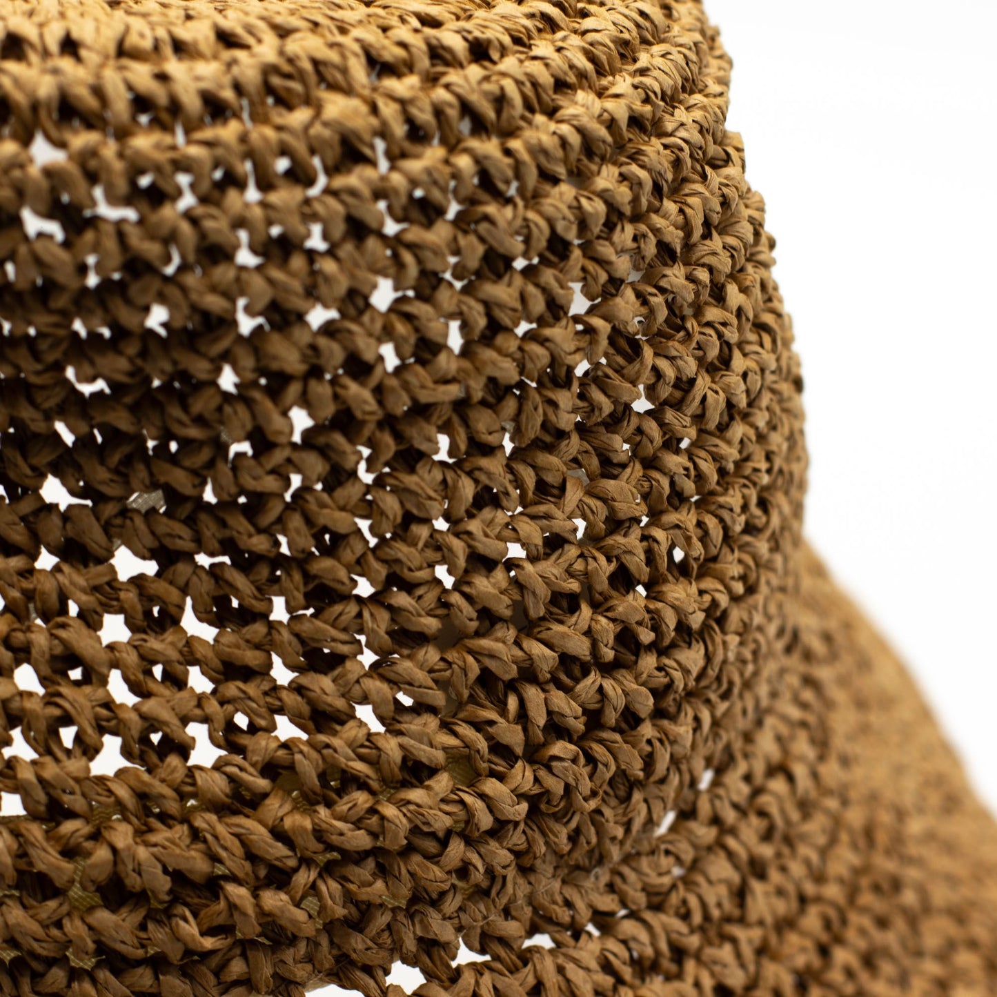 Nomad Sari Floppy Straw Sun Hat, Natural Coffee