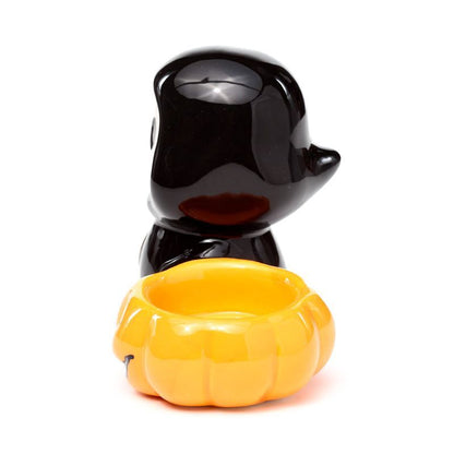 Ceramic Skull Boy Tea Light Candle Holder | Halloween Decor