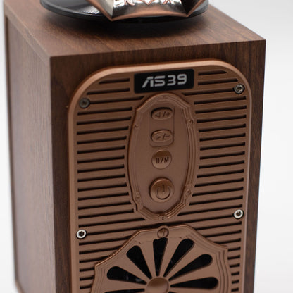 Retro Tall Gramophone Bluetooth Speaker – Extra Loud 8W