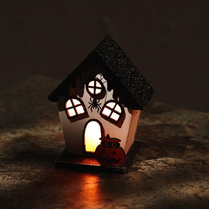 Spooky Spider House Halloween LED Decoration | Haunted House Light