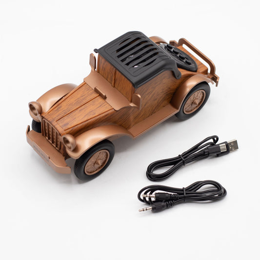Retro Vintage Car Bluetooth Speaker & Phone Holder