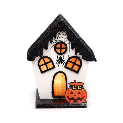 Spooky Spider House Halloween LED Decoration | Haunted House Light
