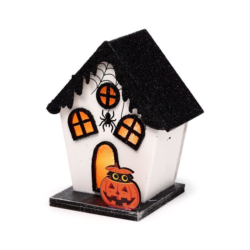 Spooky Spider House Halloween LED Decoration | Haunted House Light