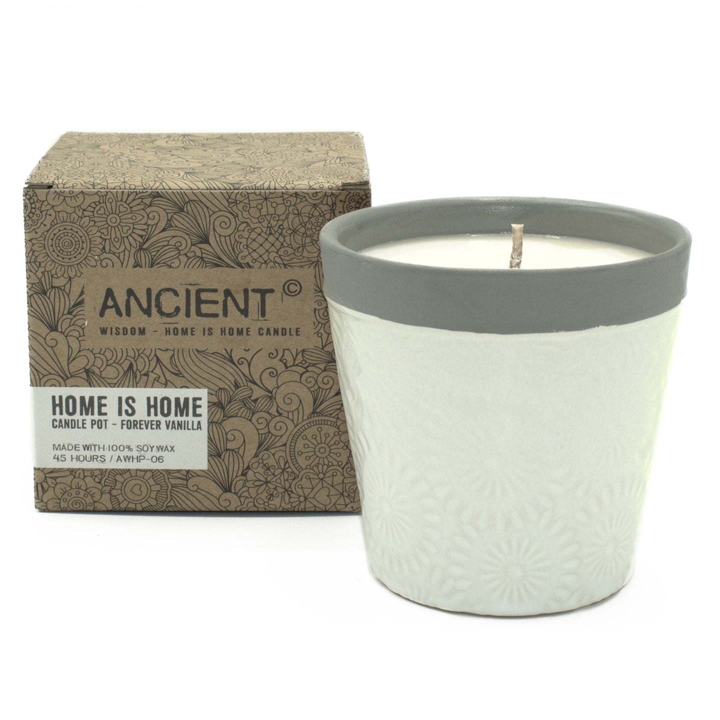 Home is Home Candle Pot – Forever Vanilla | Natural Soy Wax