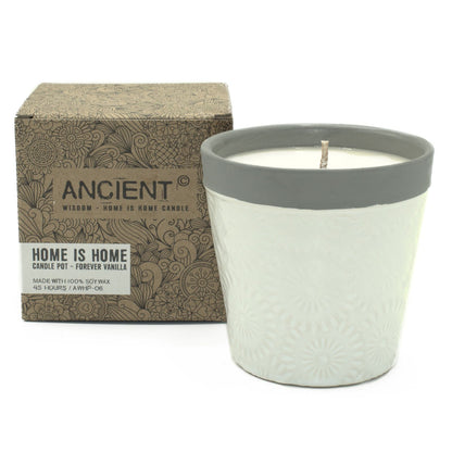 Home is Home Candle Pot – Forever Vanilla | Natural Soy Wax