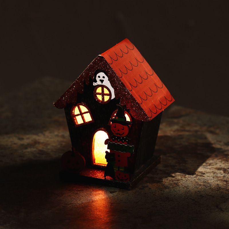 Trick or Treat Pumpkin House Halloween LED Decoration | Eco-Friendly