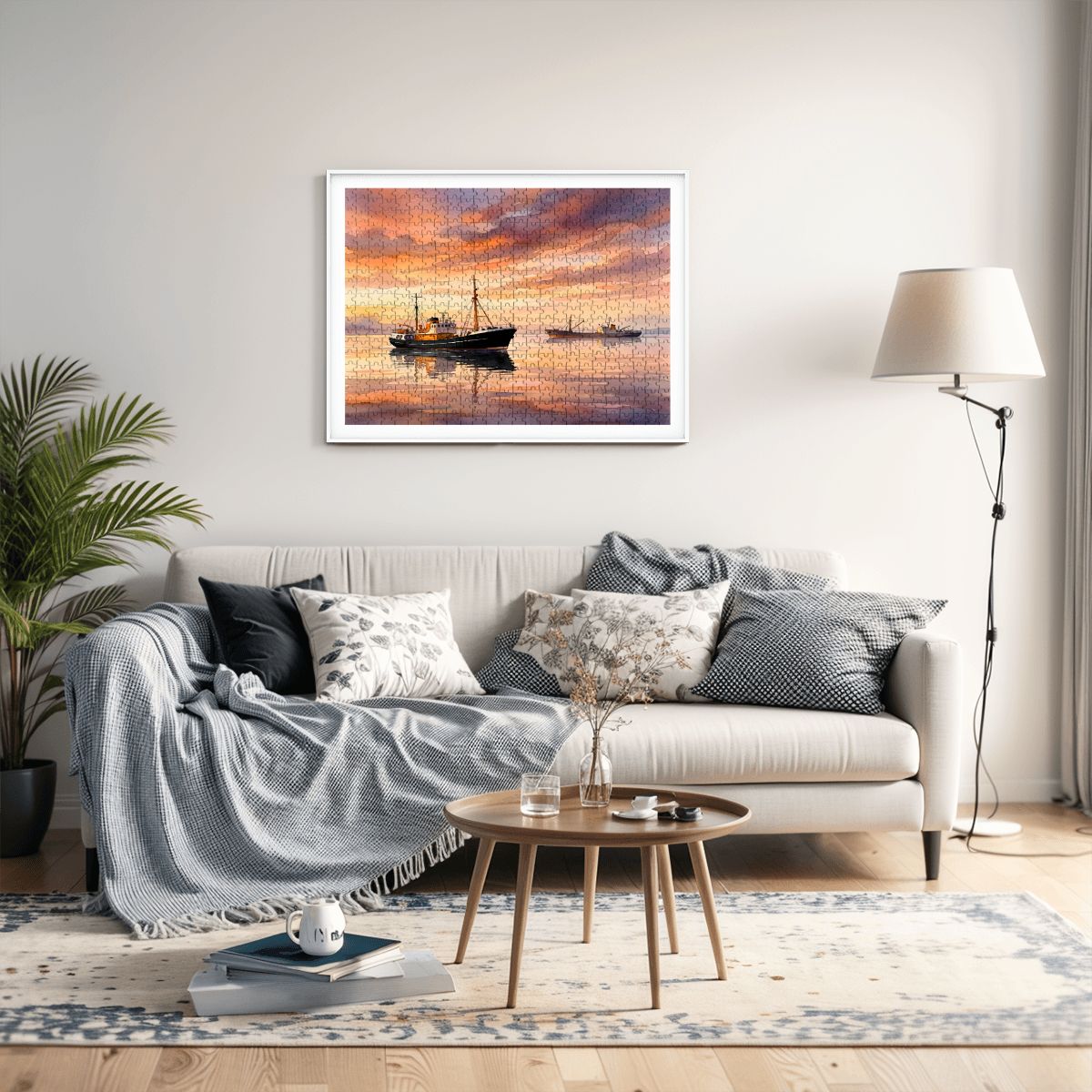 500-Piece Wooden Jigsaw Puzzle – Ross Tiger & Ross Revenge (Home of Radio Caroline)