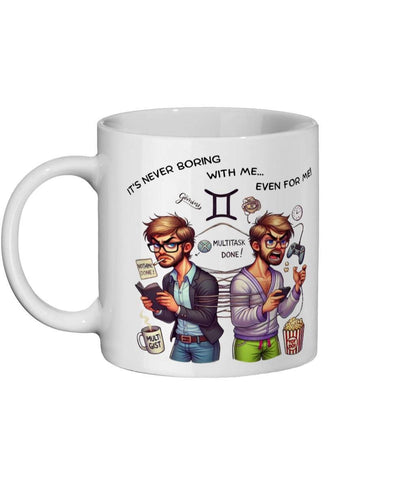Fun Sarcastic Zodiac, Birth Star Sign, Gemini , Ceramic Coffee, Tea Mug 11oz