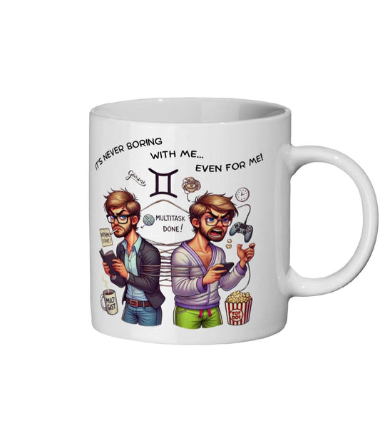 Fun Sarcastic Zodiac, Birth Star Sign, Gemini , Ceramic Coffee, Tea Mug 11oz