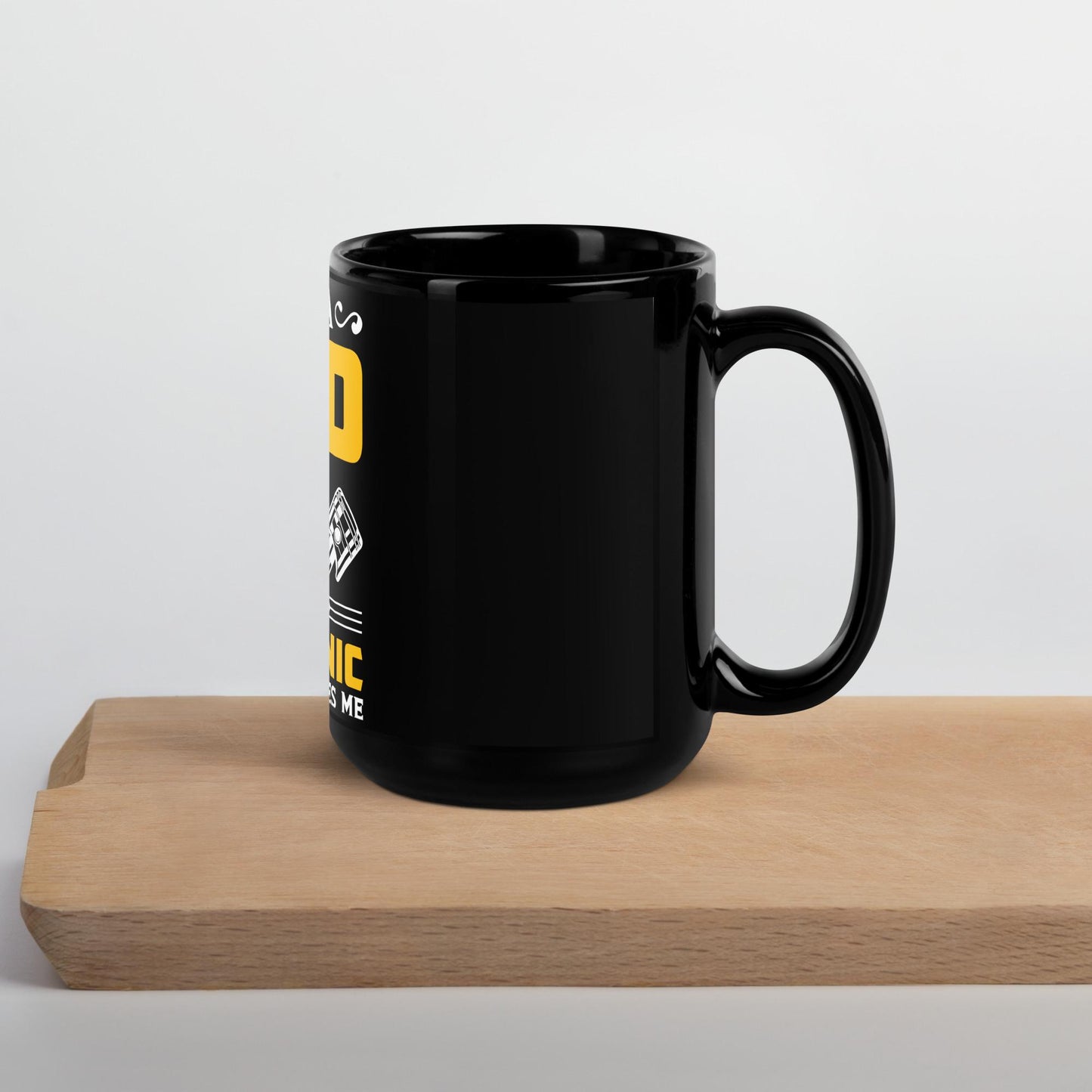 Black Glossy Mechanics 11 oz Coffee, Tea Mug