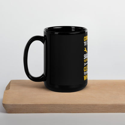 Black Glossy Mechanics Coffee, Tea Mug