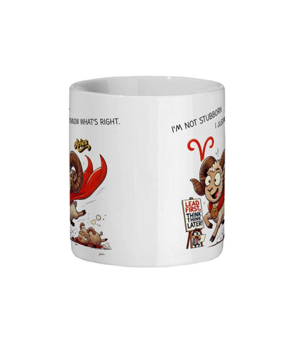 Fun Sarcastic Zodiac, Birth Star Sign, Aries, Ceramic Coffee, Tea Mug 11oz