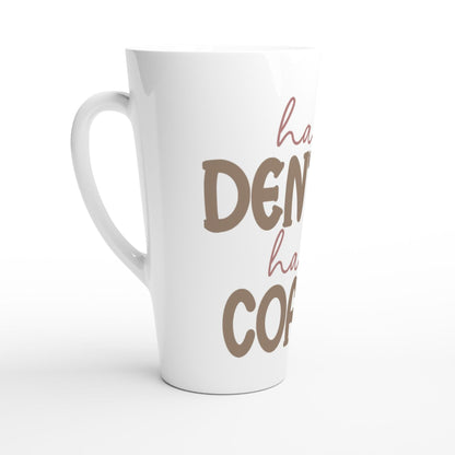 White Latte 17oz Ceramic Fun Dentists Mug