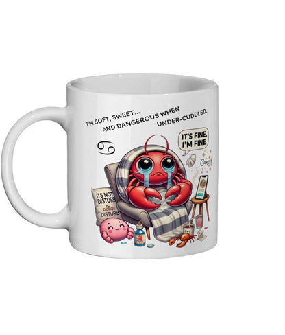 Fun Sarcastic Zodiac, Birth Star Sign, Cancer , Ceramic Coffee, Tea Mug 11oz