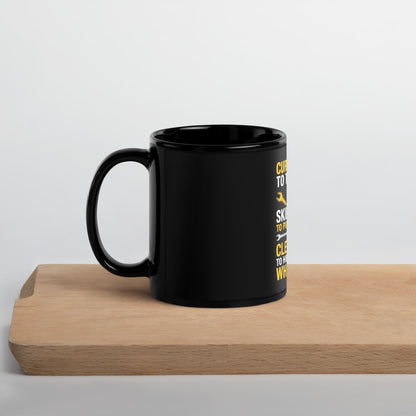 Black Glossy Mechanics Coffee, Tea Mug